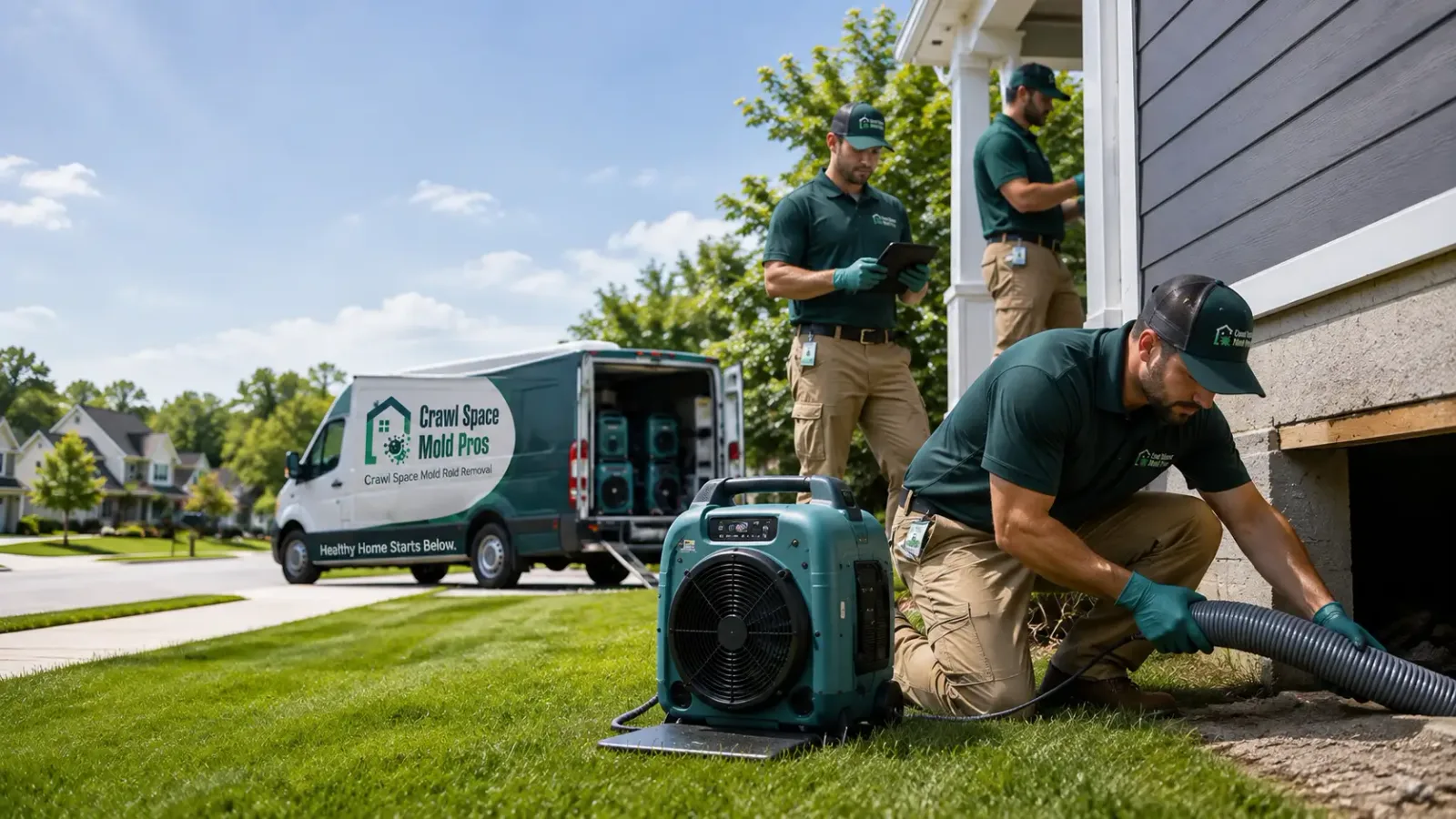 Crawl Space Mold Removal in Bly, OR